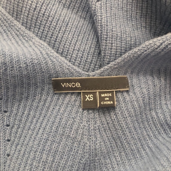 Vince Blue 100% Cashmere Sweater - Picture 5 of 6